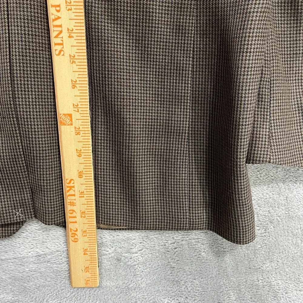 RALPH LAUREN Blazer Men's 44L Houndstooth Wool Silk Preppy Sports Coat‎